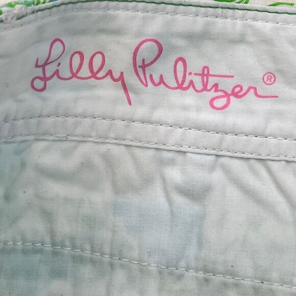 Lilly Pulitzer Women's Green Floral The Callahan Tropical Shorts Size 6 - Picture 5 of 7